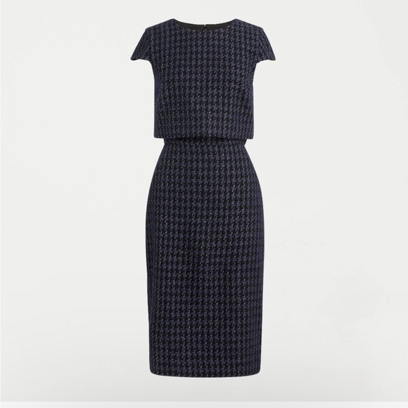 J. Crew Dresses & Skirts - J. Crew - Tall 10 Going-places dress in shadow houndstooth print